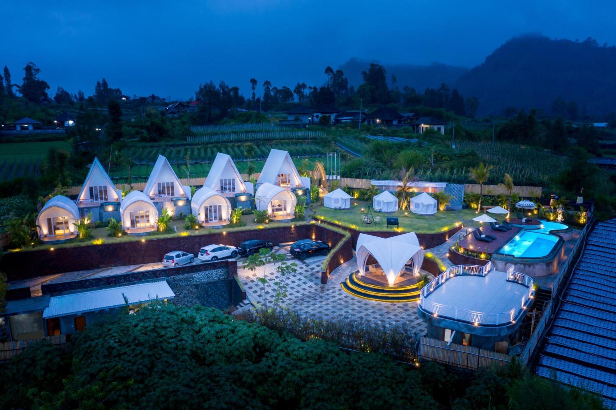 The Dewi Kintamani Luxury Glamping And Natural Hotspring Hotel Buitenkant foto